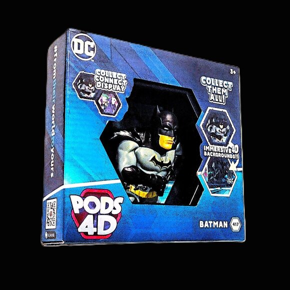 WOW! PODS 4D BATMAN #417 Collectable Figure (DC) Hex Pod Connectable Display NEW - Picture 5 of 5